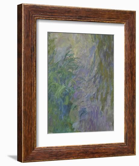 Waterlilies (Detail)-Claude Monet-Framed Giclee Print