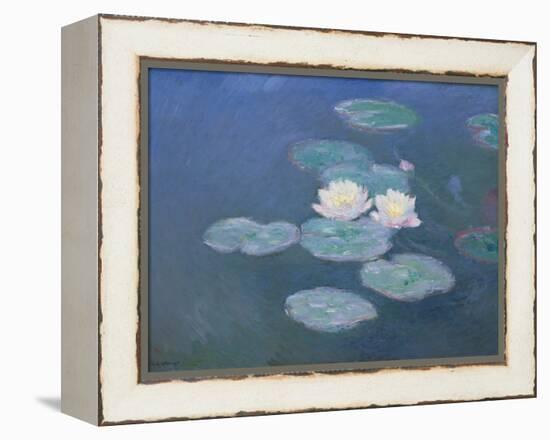 Waterlilies, Evening-Claude Monet-Framed Premier Image Canvas