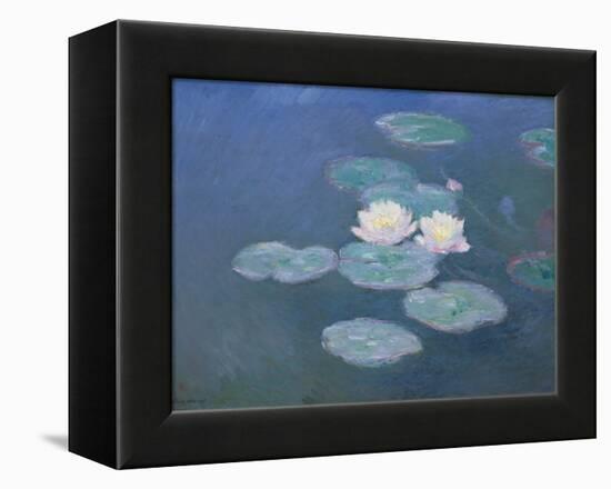 Waterlilies, Evening-Claude Monet-Framed Premier Image Canvas