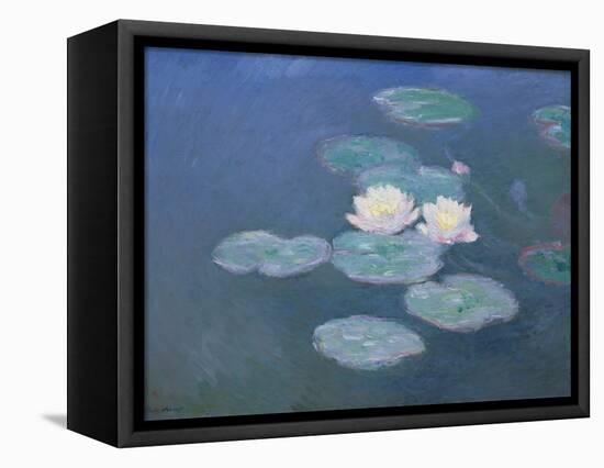 Waterlilies, Evening-Claude Monet-Framed Premier Image Canvas