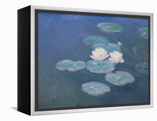 Waterlilies, Evening-Claude Monet-Framed Premier Image Canvas