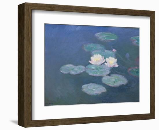 Waterlilies, Evening-Claude Monet-Framed Premium Giclee Print