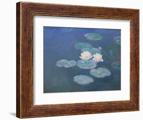 Waterlilies, Evening-Claude Monet-Framed Premium Giclee Print