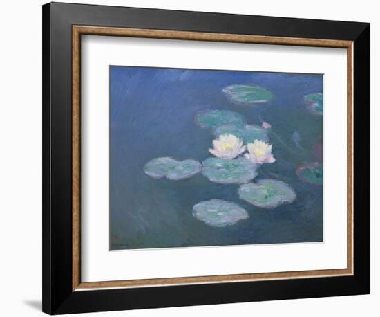 Waterlilies, Evening-Claude Monet-Framed Premium Giclee Print