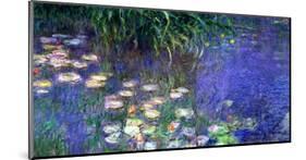 Waterlilies (Les Nympheas), Study of the Morning Water-Claude Monet-Mounted Giclee Print
