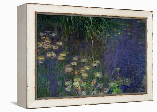 Waterlilies (Les Nympheas), Study of the Morning Water-Claude Monet-Framed Premier Image Canvas