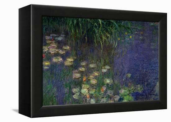 Waterlilies (Les Nympheas), Study of the Morning Water-Claude Monet-Framed Premier Image Canvas