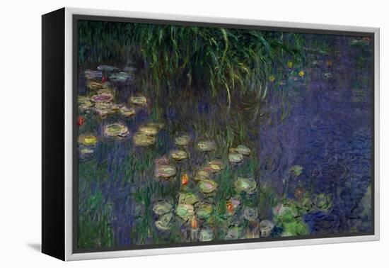 Waterlilies (Les Nympheas), Study of the Morning Water-Claude Monet-Framed Premier Image Canvas