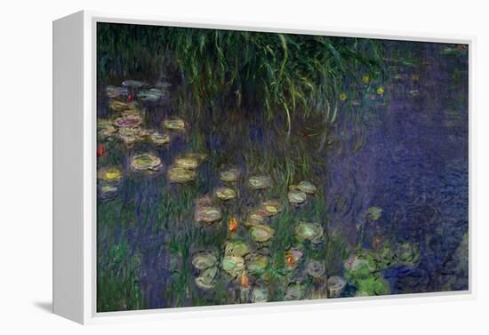 Waterlilies (Les Nympheas), Study of the Morning Water-Claude Monet-Framed Premier Image Canvas