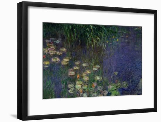 Waterlilies (Les Nympheas), Study of the Morning Water-Claude Monet-Framed Giclee Print