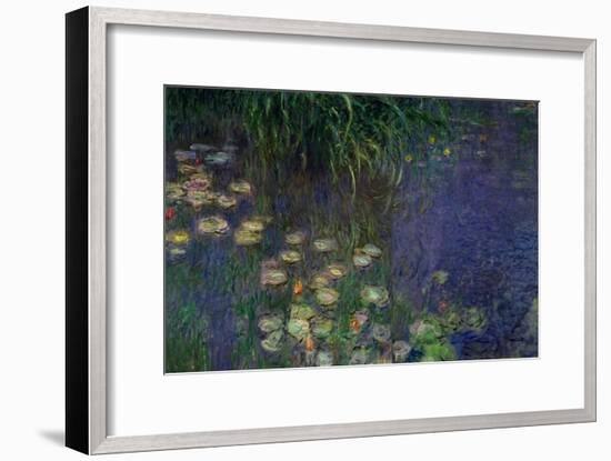 Waterlilies (Les Nympheas), Study of the Morning Water-Claude Monet-Framed Giclee Print