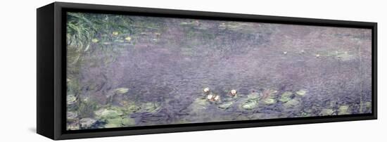 Waterlilies: Morning, 1914-18 (Centre Left Section)-Claude Monet-Framed Premier Image Canvas