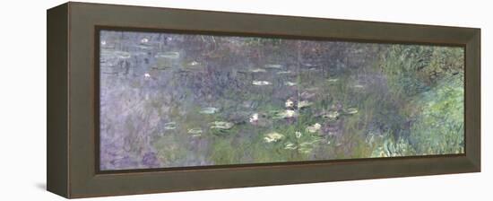Waterlilies: Morning, 1914-18 (Right Section)-Claude Monet-Framed Premier Image Canvas