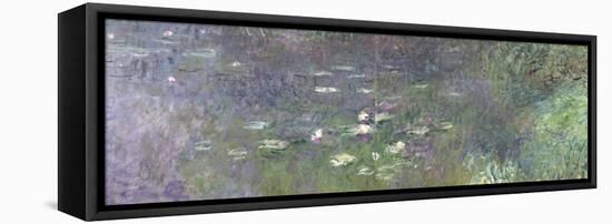 Waterlilies: Morning, 1914-18 (Right Section)-Claude Monet-Framed Premier Image Canvas