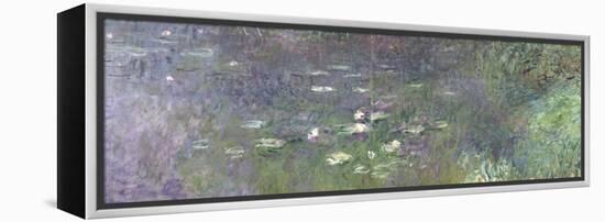 Waterlilies: Morning, 1914-18 (Right Section)-Claude Monet-Framed Premier Image Canvas