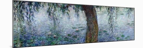 Waterlilies: Morning with Weeping Willows, Detail of the Right Section, 1915-26-Claude Monet-Mounted Giclee Print