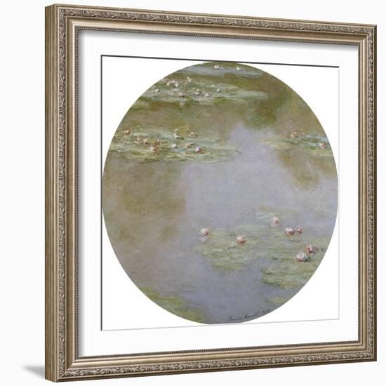 Waterlilies, Nympheas-Claude Monet-Framed Giclee Print