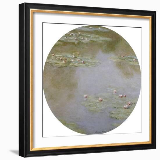 Waterlilies, Nympheas-Claude Monet-Framed Giclee Print