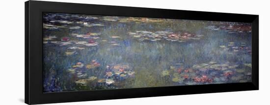 Waterlilies Pond, Green Reflection, 1920-25 (oil on canvas)-Claude Monet-Framed Giclee Print