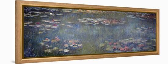 Waterlilies Pond, Green Reflection, 1920-25 (oil on canvas)-Claude Monet-Framed Premier Image Canvas