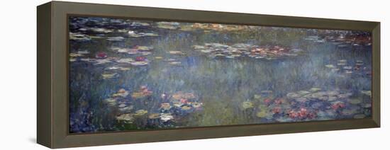 Waterlilies Pond, Green Reflection, 1920-25 (oil on canvas)-Claude Monet-Framed Premier Image Canvas