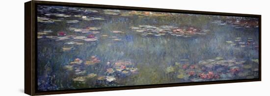 Waterlilies Pond, Green Reflection, 1920-25 (oil on canvas)-Claude Monet-Framed Premier Image Canvas