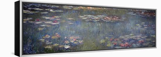 Waterlilies Pond, Green Reflection, 1920-25 (oil on canvas)-Claude Monet-Framed Premier Image Canvas