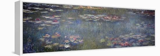 Waterlilies Pond, Green Reflection, 1920-25 (oil on canvas)-Claude Monet-Framed Premier Image Canvas