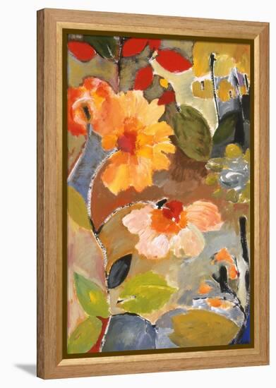 Waterlillies-Kim Parker-Framed Premier Image Canvas