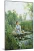 Waterlillies-Alfred Augustus Glendening II-Mounted Giclee Print