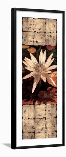 Waterlily Panel I-John Seba-Framed Art Print