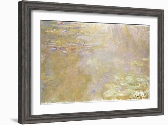 Waterlily Pond, C.1917-1919-Claude Monet-Framed Giclee Print
