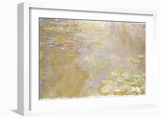 Waterlily Pond, C.1917-1919-Claude Monet-Framed Giclee Print