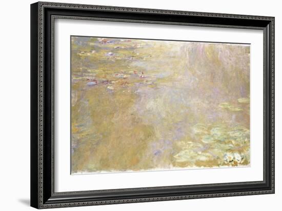 Waterlily Pond, C.1917-1919-Claude Monet-Framed Giclee Print