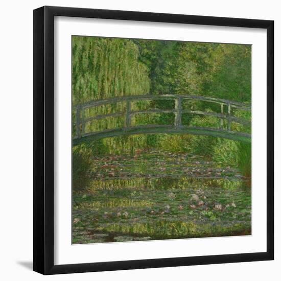 Waterlily Pond, Green Harmony, 1899-Claude Monet-Framed Giclee Print