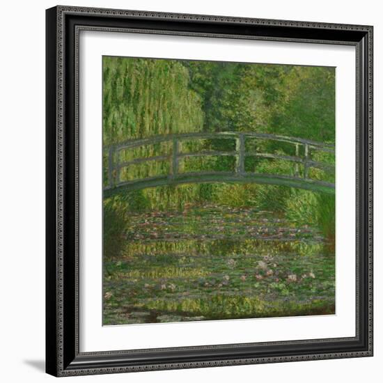 Waterlily Pond, Green Harmony, 1899-Claude Monet-Framed Giclee Print