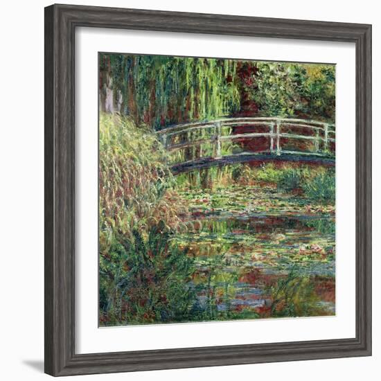 Waterlily Pond, Pink Harmony (Le Bassin Aux Nymphéas, Harmonie Ros)-Claude Monet-Framed Giclee Print