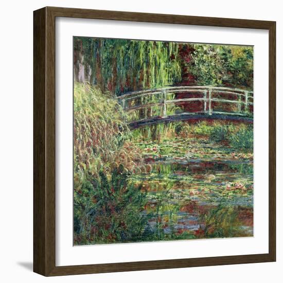 Waterlily Pond, Pink Harmony (Le Bassin Aux Nymphéas, Harmonie Ros)-Claude Monet-Framed Giclee Print