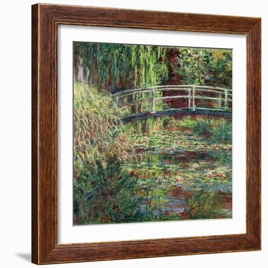 Waterlily Pond, Pink Harmony (Le Bassin Aux Nymphéas, Harmonie Ros)-Claude Monet-Framed Giclee Print