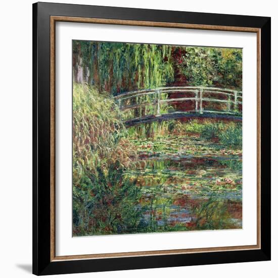 Waterlily Pond, Pink Harmony (Le Bassin Aux Nymphéas, Harmonie Ros)-Claude Monet-Framed Giclee Print