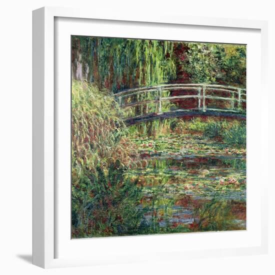 Waterlily Pond, Pink Harmony (Le Bassin Aux Nymphéas, Harmonie Ros)-Claude Monet-Framed Giclee Print