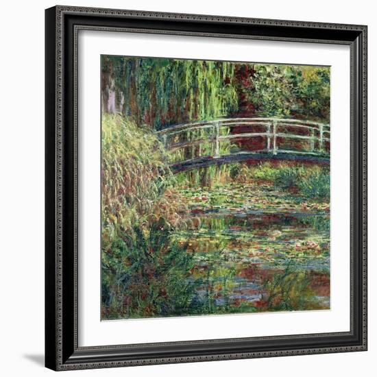 Waterlily Pond, Pink Harmony (Le Bassin Aux Nymphéas, Harmonie Ros)-Claude Monet-Framed Giclee Print