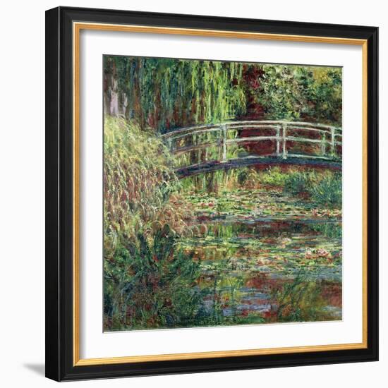 Waterlily Pond, Pink Harmony (Le Bassin Aux Nymphéas, Harmonie Ros)-Claude Monet-Framed Giclee Print