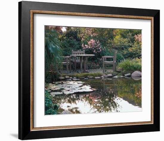 Waterlily Pond-null-Framed Art Print