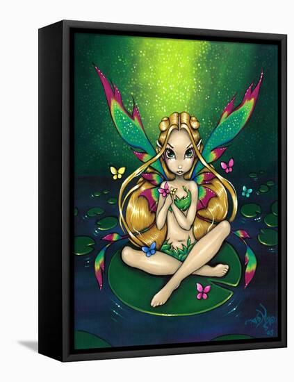 Waterlily-Jasmine Becket-Griffith-Framed Stretched Canvas
