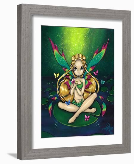 Waterlily-Jasmine Becket-Griffith-Framed Art Print