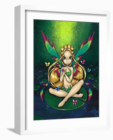 Waterlily-Jasmine Becket-Griffith-Framed Art Print