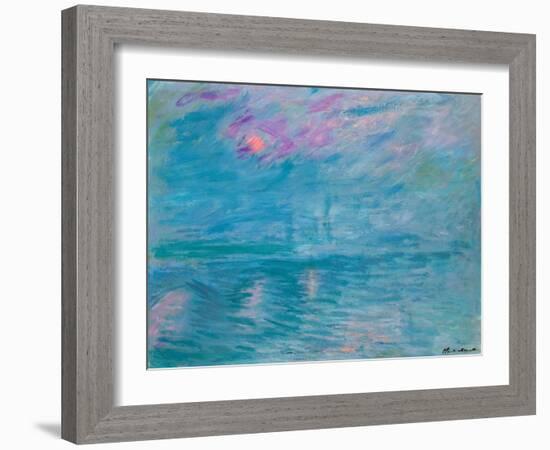 Waterloo Bridge, 1899-1903-Claude Monet-Framed Giclee Print