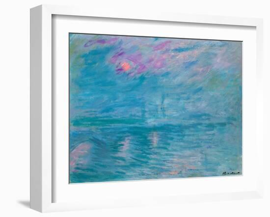 Waterloo Bridge, 1899-1903-Claude Monet-Framed Giclee Print