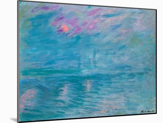 Waterloo Bridge, 1899-1903-Claude Monet-Mounted Giclee Print